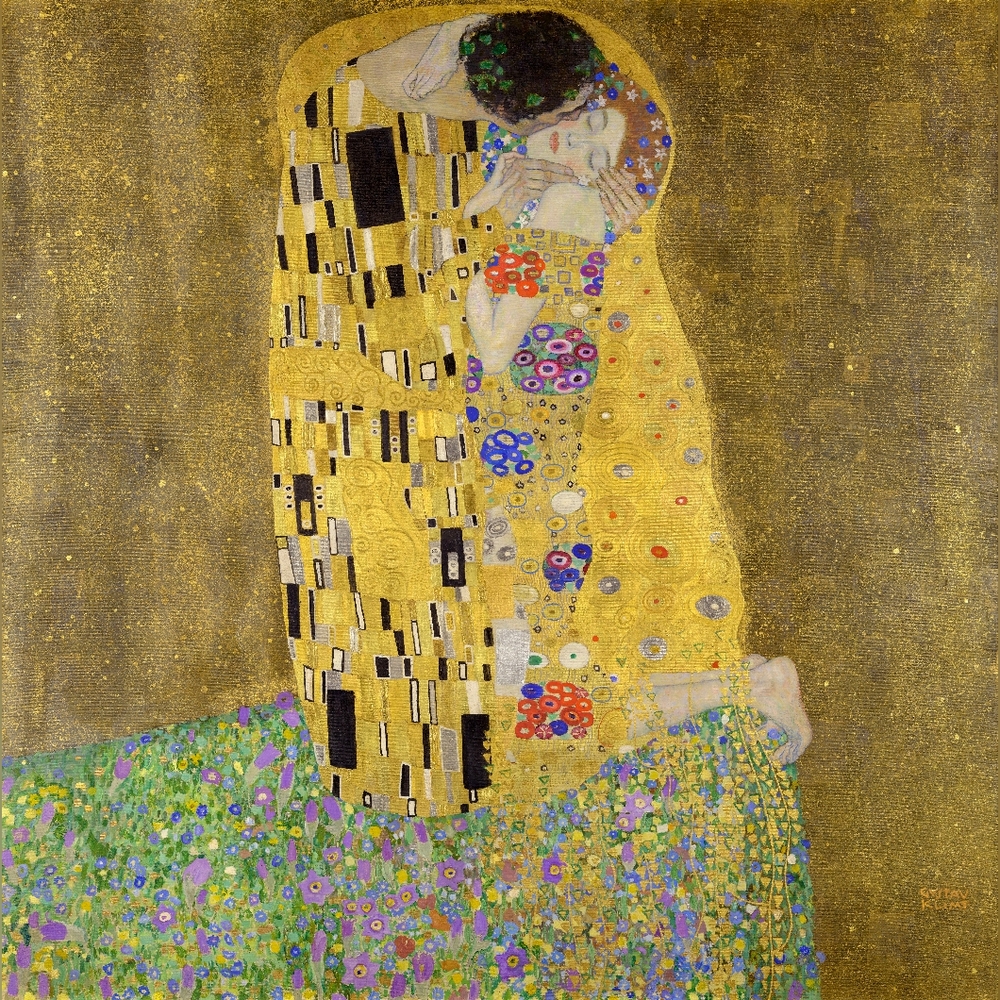Gustav Klimt 'The Kiss' Art Print
